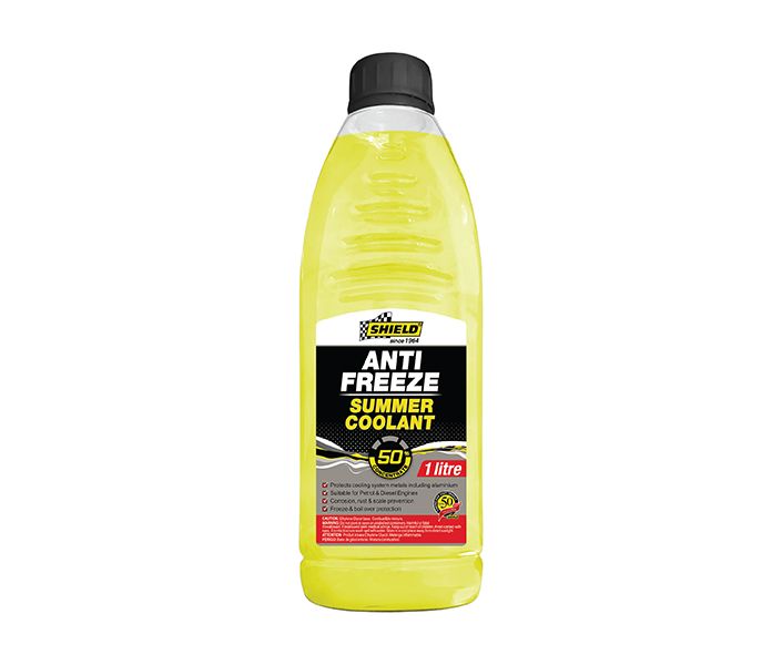 Shield Anti-Freeze &amp; Summer Coolant 50% - 1lt