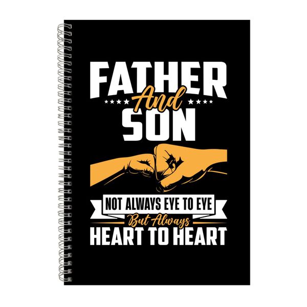 Father And Son 2 Notebook Father's Day Gift Idea A4 Notepad 137