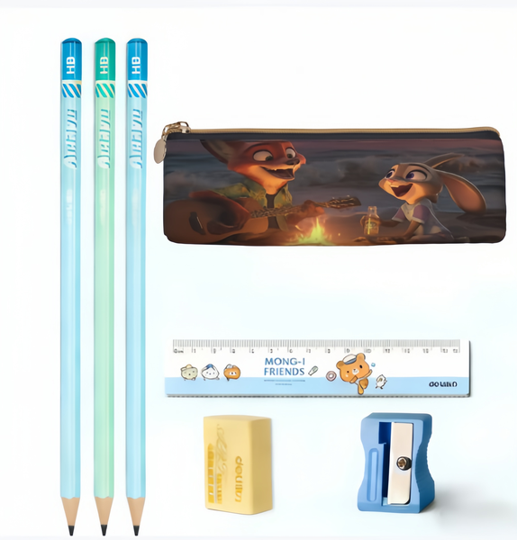 Zootopia Campfire Fun Pencil Case - Judy &amp; Nick Stationery Pouch