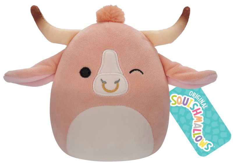 Squishmallow 40Cm Plush Squad A - Wave 18 Howland The Peach Brahma Bull