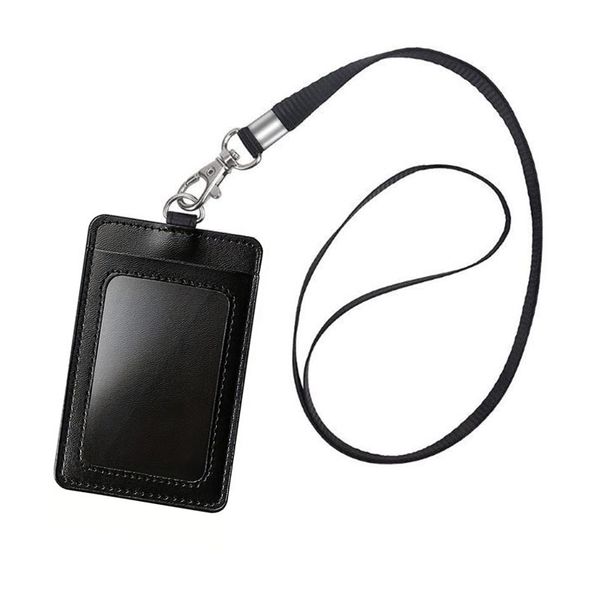 PU multifunctional ID card holder, employee badge, multi-style card holder