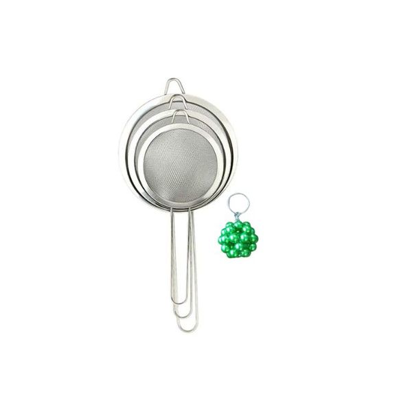 3-In-1 Stainless Steel Sieve And A Keyholder