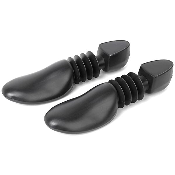 2 Pieces Shoe Shaper, Plastic Shoe Stretcher, Foot Arch Supports, Black