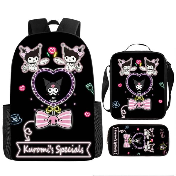 Lunch Box, Pencil Case Set -Kuromi image