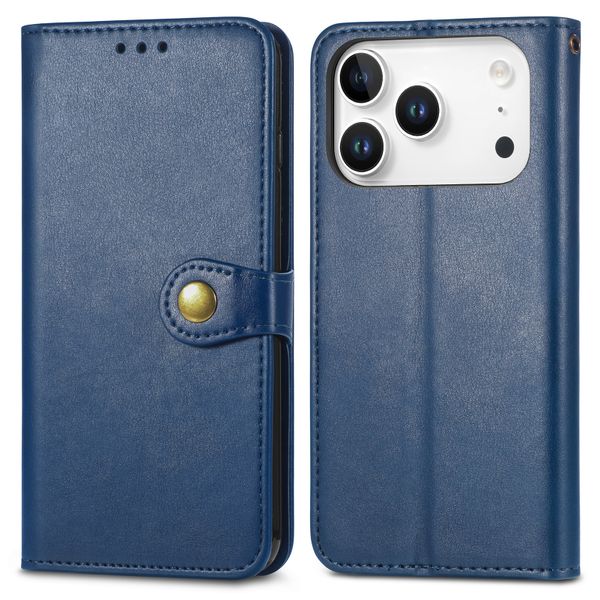 Flip Leather Phone Case Compatible With iPhone17 Pro Max Card Wallet Cover