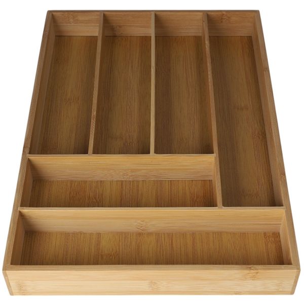 Wooden Cutlery Drawer Organizer 43cm