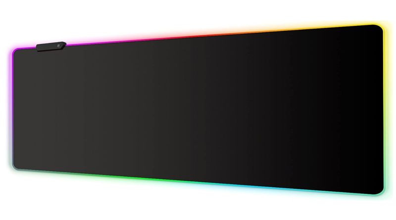RGB Gaming Mouse PadGaming Mouse Mat with Custom DesignStitched