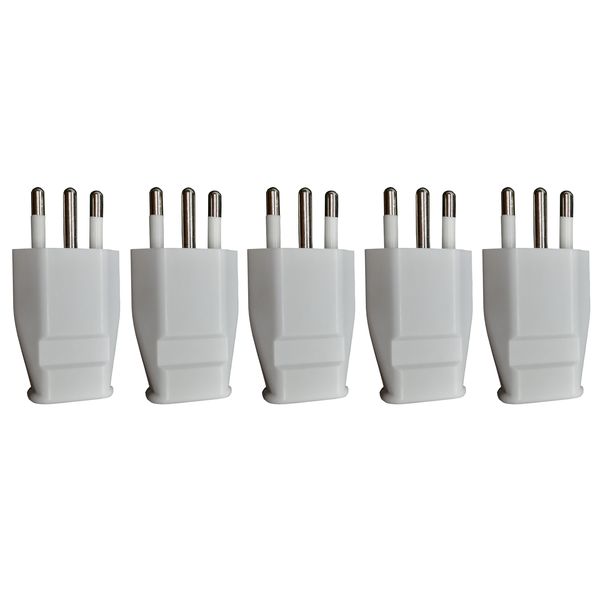 IONN CM1-W New South African SANS 164-2 Standard Power Plug White 5-Pack