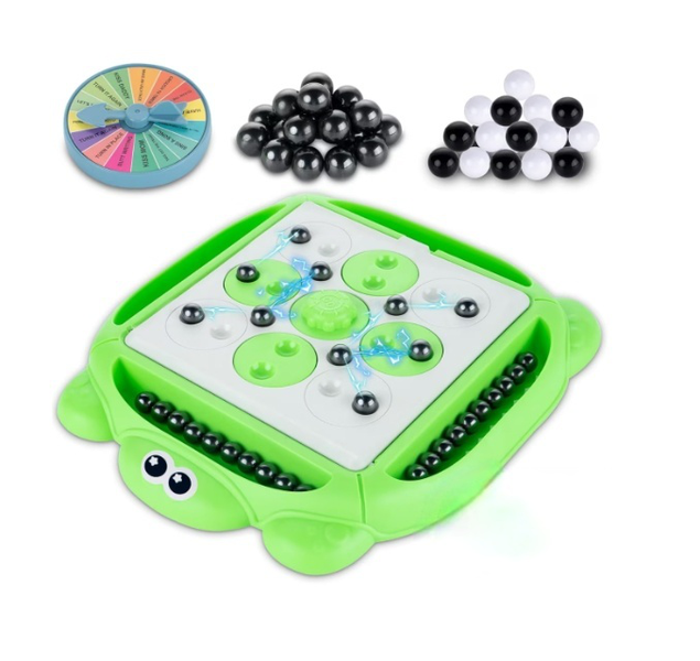 2-in-1 Magnetic Chess Game-20 Magnetic Balls and 20 Plastic Balls