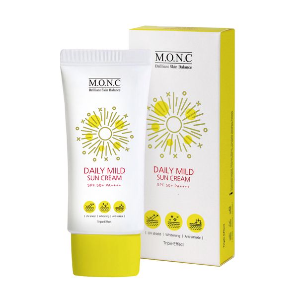 Korean M.O.N.C Daily Sun Cream SPF 50+ Pa++++