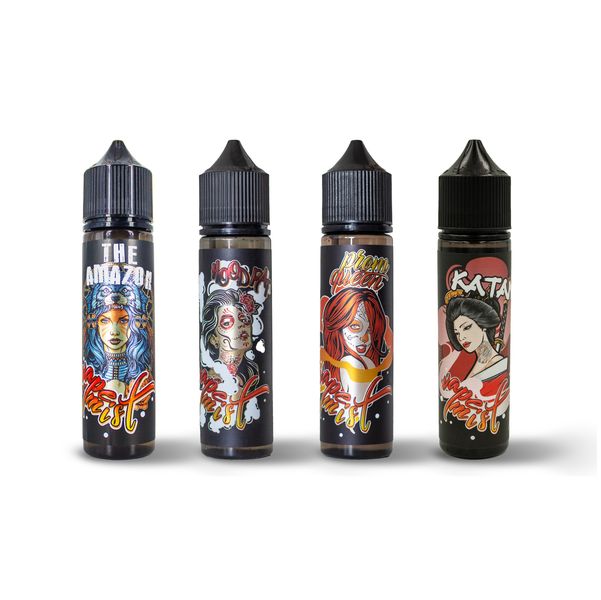 3mg 4-Pack Icy Fruit Blast Mixed Vape Juice Pack - Premium E-Liquid Flavour