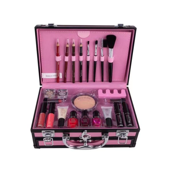 Professional cosmetic 49 Piece Makeup Kit - Rose Pink