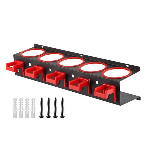 Sprays Bottle Storage Rack Mounted Bracket with Hooks Accessories Sprays Ca