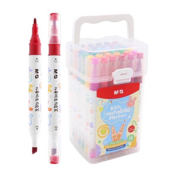 M&amp;G Water-Based Double-Sided Markers - 36 Colours