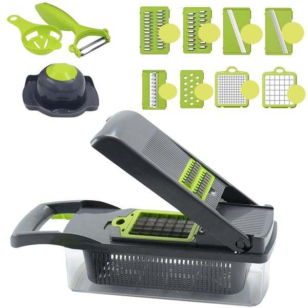 Dream Home Kitchen Accessories Vegetable Chopper with Mandoline Slicer