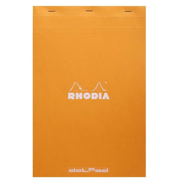 Rhodia Head Stapled No.18 A4 Dot Pad , pack of 5