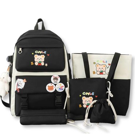 5 Piece set School bag handbag sling bag pencil case and small bag Shop Today. Get it Tomorrow takealot