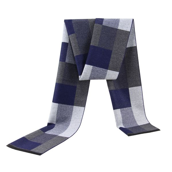 Men's Business Plaid Scarf - Winter Casual Simple Imitation Cashmere
