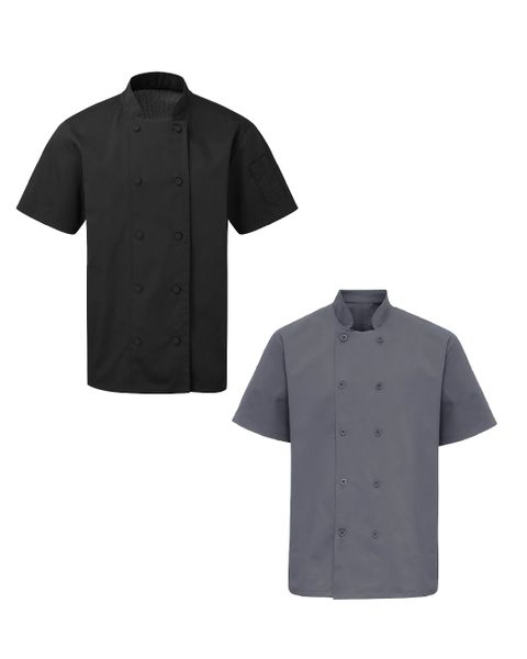 The Chef Collection Black And Grey Cotton/Twill image
