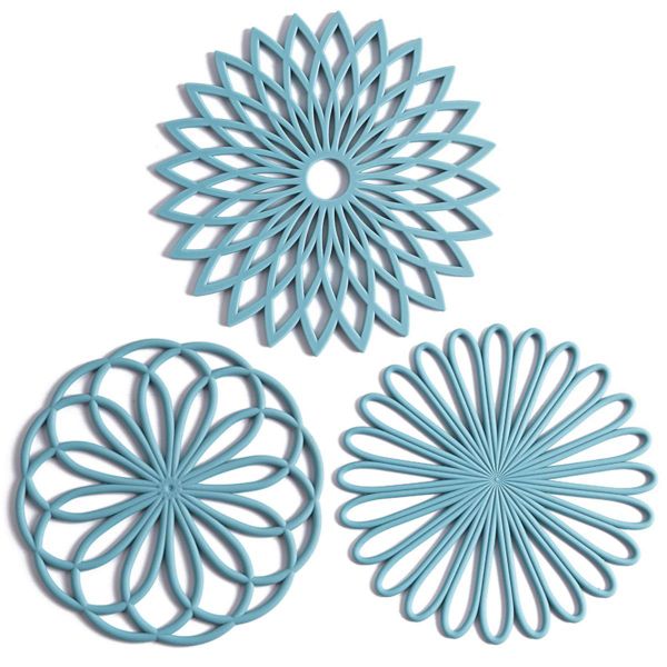 3 Silicone Trivet Non-Slip and High Heat Resistant Mat