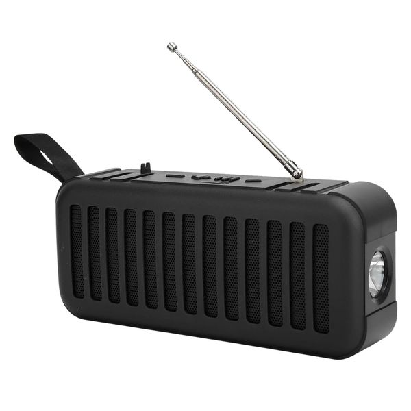 LD D6 Solar Powered Bluetooth Radio and Speaker with Built in Torch