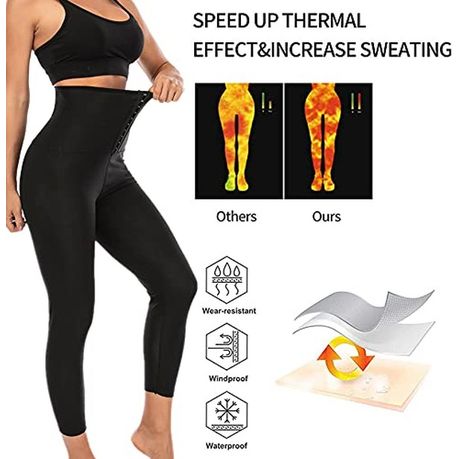 Sweat Shapewear Pants High Waisted Slimming Shorts Workout Suit, Shop  Today. Get it Tomorrow!