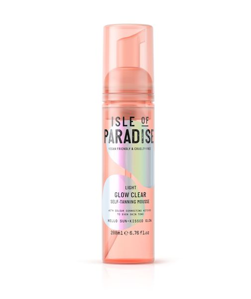 Isle Of Paradise Light Glow Clear Self-Tanning Mousse