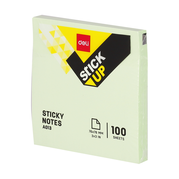 DELI Sticky Notes 76x76 Pastel - Green