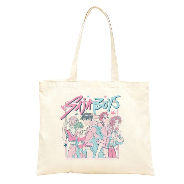 KPOP Demon Hunters Canvas Tote Bag - Saja Boys