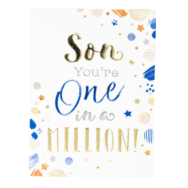Birthday Card - "Son, you're One in a Million