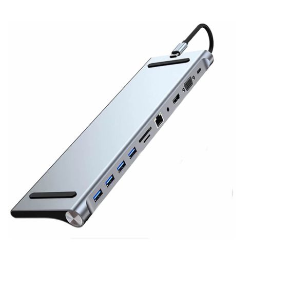 Multifunctional Type-C 11 In 1 Adapter Hub