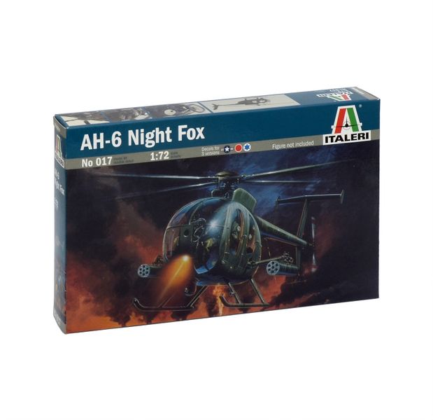 Italeri 1/72 AH-6 Night Fox Plastic Model Kit