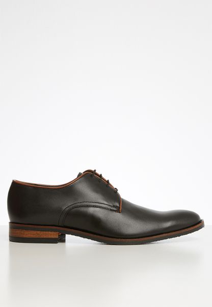 Men's Watson Adam leather two tone derby - black