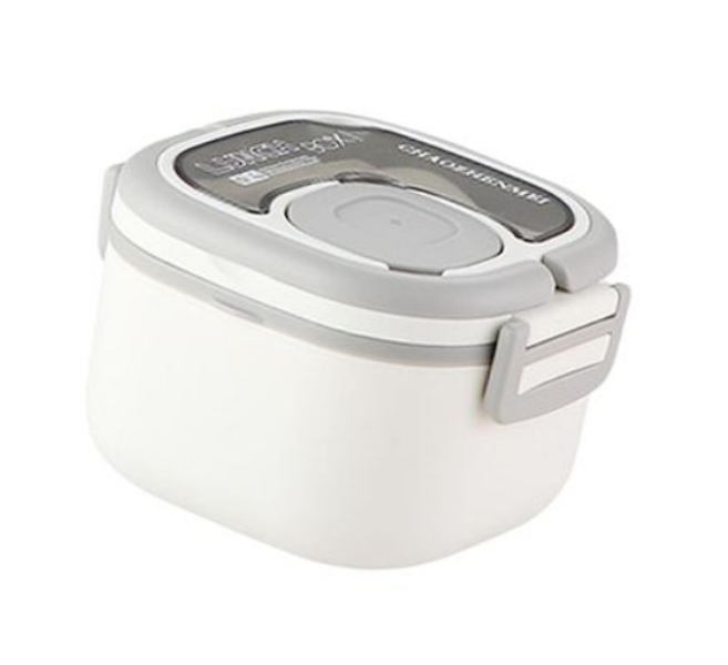 Lunch Box With Fork And Sauce Container