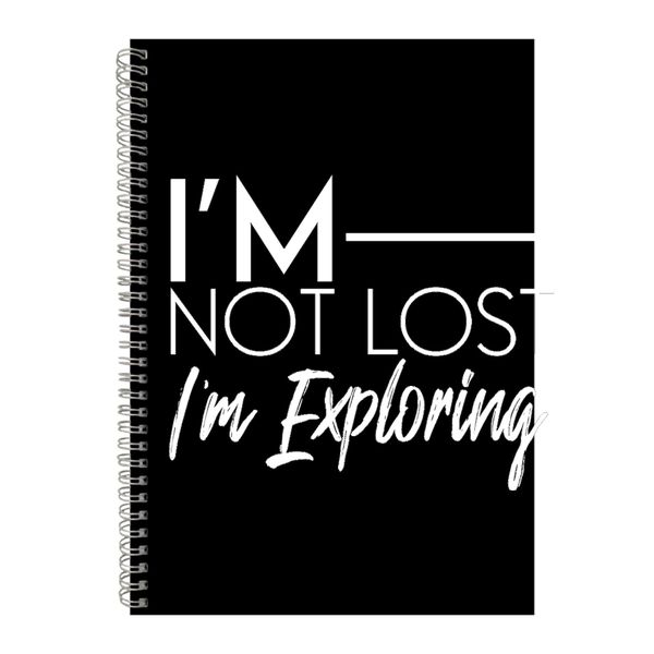 Exploring A4 Notebook Spiral Lined Motivational Sayings Graphic Notepad 154