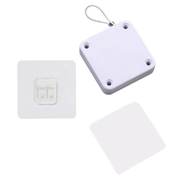 Automatic Door Closer With Rope - White