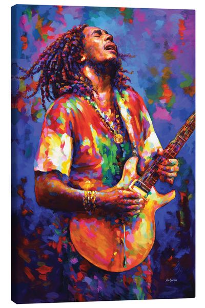 Canvas Art - Bob Marley Large Abstract Painting Canvas Print Wall Art