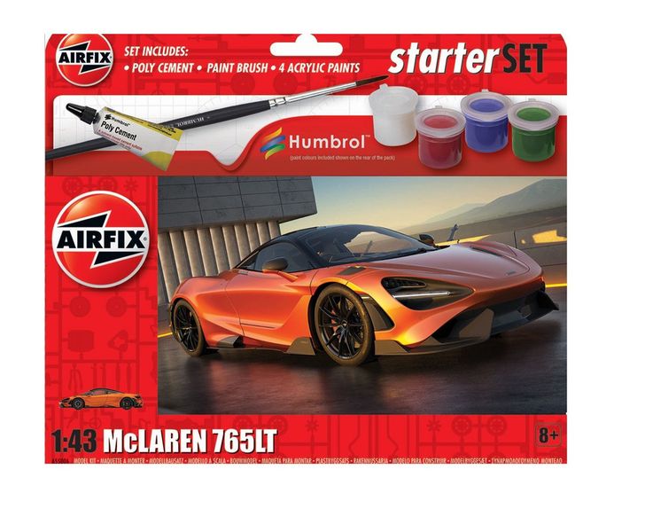 Airfix Vehicles Starter Set McLaren 765