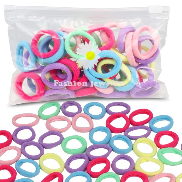 50 Pack Mini Hair Ties, Pony, Ponytail for toddlers, kids Accessories