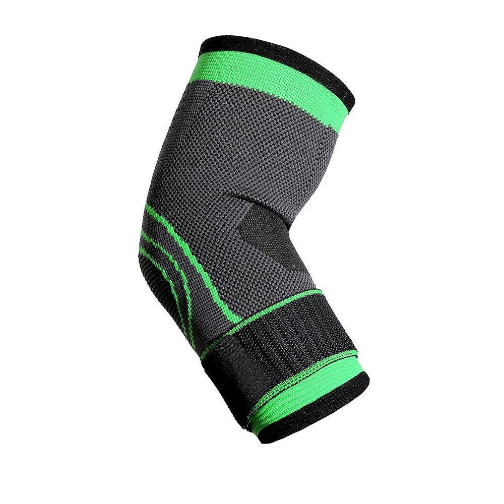 Unisex Outdoor Sports Elbow Brace Support with Compression Strap
