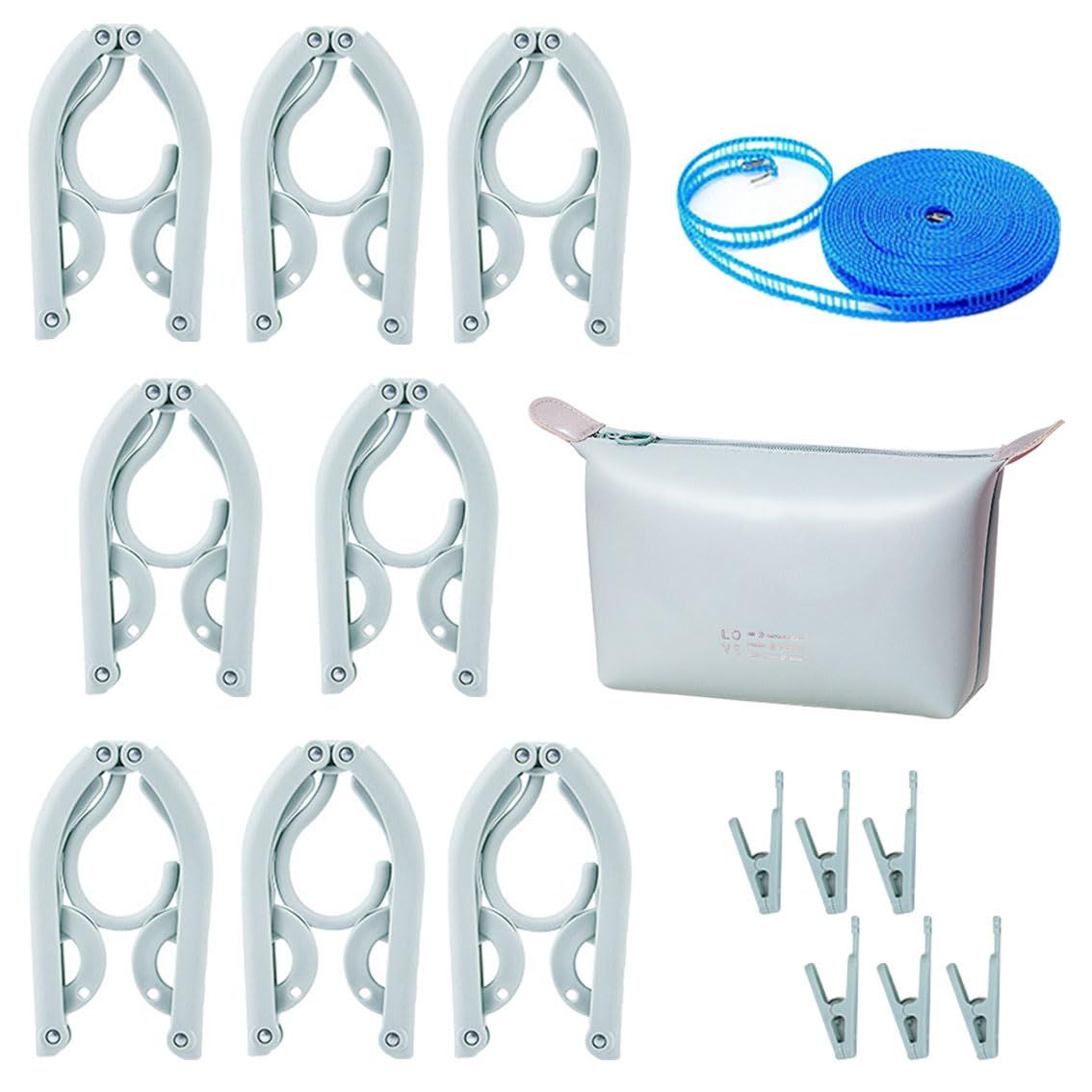 Travel Hangers Foldable Drying Rack Hanging Dorm Drying Rack with Bag