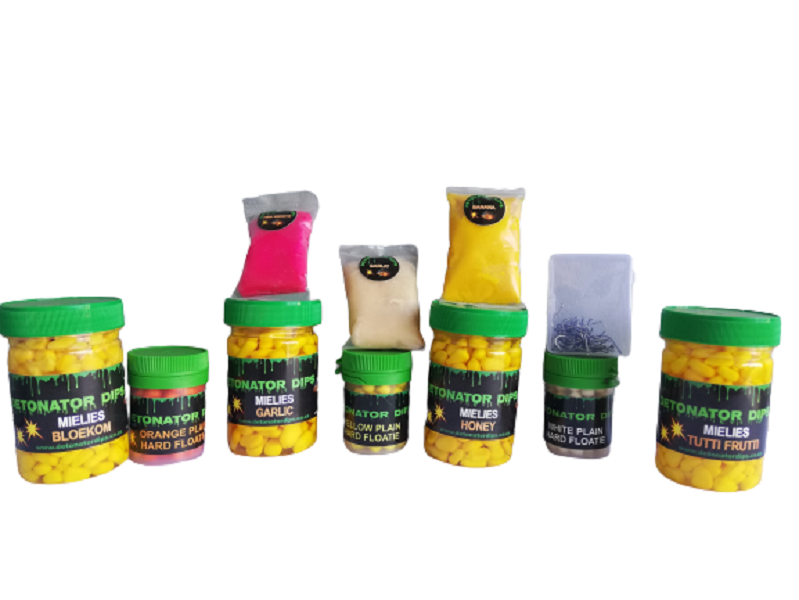 Detonator Bait Combo -Mielies-Floaties-Dough-Hooks