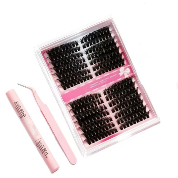 3D False EyelashExtension Set Contains252Pieces Mixed Pack 8-16 mm