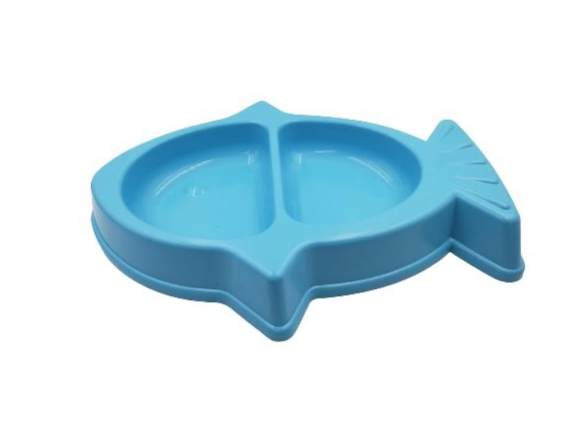 Hubbe Fish Shaped Food and Water Bowl for Cats Blue Shop Today. Get