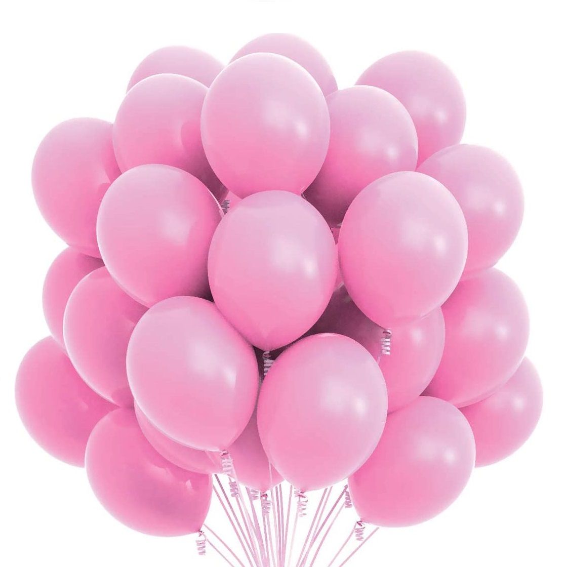 Solid Latex Party Decorative Balloons Pink Pack Of 50 Shop Today Get It Tomorrow