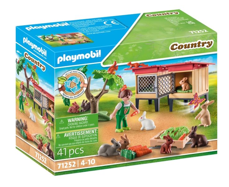 Playmobil Country - Rabbit Hutch (41 Pieces)