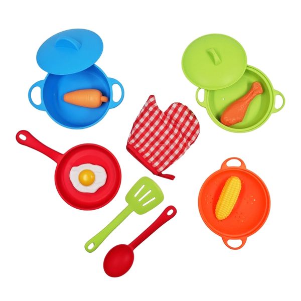 Mingli Toys - Pretend &amp; Play - Pots &amp; Pans Cooking Set - 13 Pieces