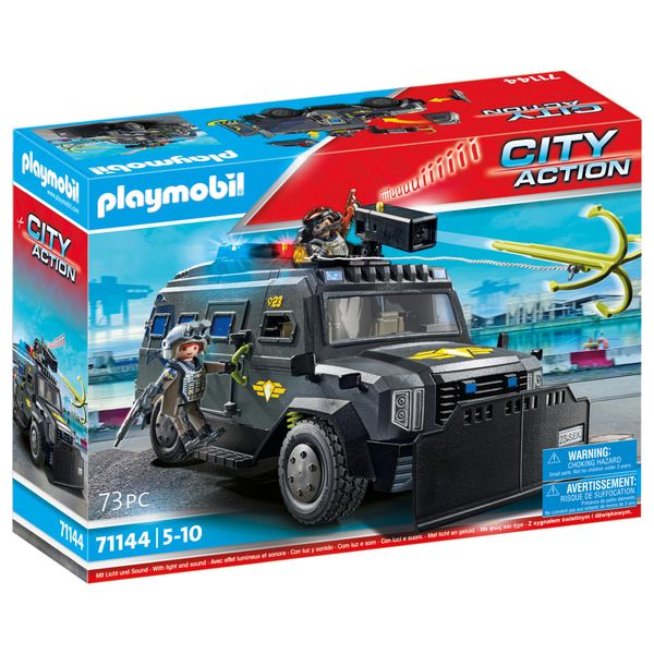 Playmobil Action Heroes - Tactical Unit: All-Terrain Vehicle 73 Pieces