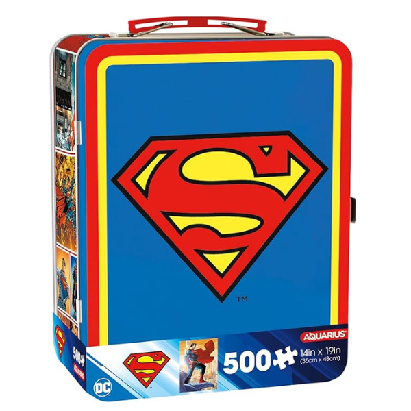 Superman 500PC Puzzle And Fun Box Set