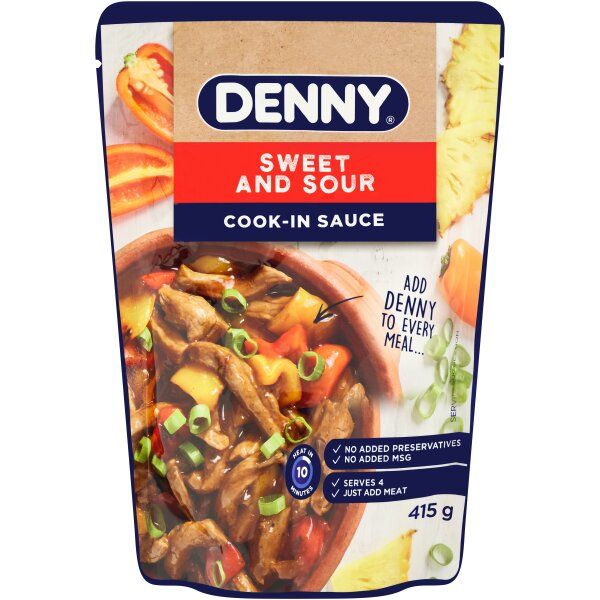 Denny Sweet &amp; Sour Cook In Sauce 415g